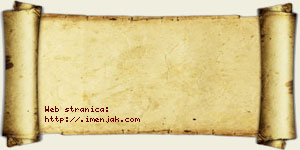 Dijana Pejaković vizit kartica